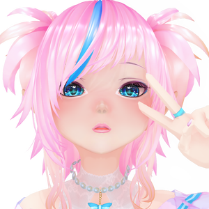 Streamer Girl Face vroid texture
