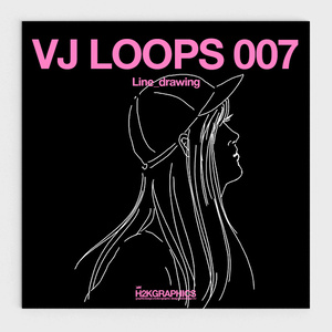 VJ素材 / VJ LOOPS 007:Line drawing
