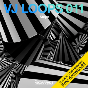 フリーダウンロード　VJ素材 / VJ LOOPS 011:Stripe