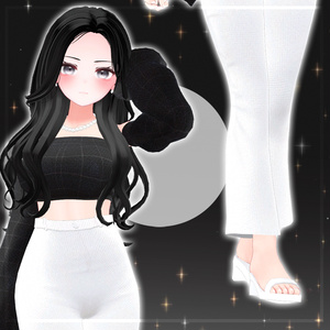 桔梗(Kikyo) Croptop Sleeve & Wide pants クロップトップ スリーブ & ワイド パンツ 缩略图 7