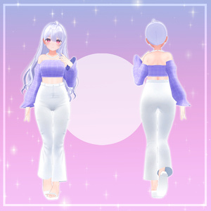 桔梗(Kikyo) Croptop Sleeve & Wide pants クロップトップ スリーブ & ワイド パンツ 缩略图 2