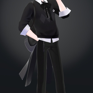 soft weasel / ribbon knit set / simple knit set / 水瀬(Minase) / 狛乃(Komano) / +Head / くうた(Kuuta) (VRC/VRChat) 缩略图 17