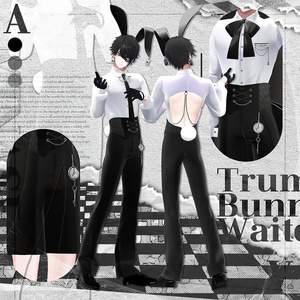 【6アバター対応】Trump Bunny Waiter / 水瀬(Minase) / 狛乃(Komano) / 怜(Rei) /デミアン(Demian) / くうた(Kuuta) / +Head / 怜(Rei) / デミアン(Demian) /  suit / (formal dress (VRC) 缩略图 8