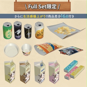生活感のある雑貨セット｜飲み物／お菓子／カップ麺／ティッシュなど 缩略图 8