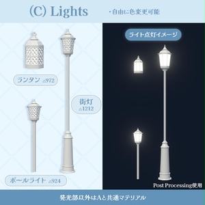 テラス家具セット｜10色展開｜マテリアル一括置換ツール付 缩略图 4