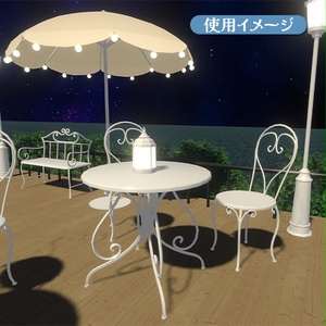 テラス家具セット｜10色展開｜マテリアル一括置換ツール付 缩略图 8