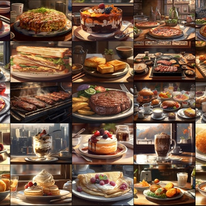 【4K番外特集シリーズ】料理編　其の一　100枚