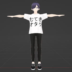 むてきオタク 3Dモデル (vrm)