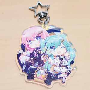 雪ミク2025～Crystal～】アクリルキーホルダー - ゆにぃ - BOOTH