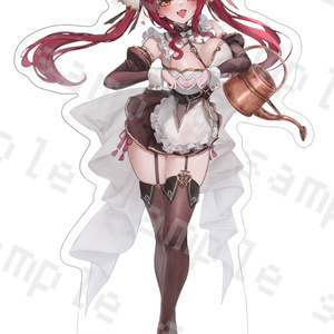 宝鐘マリン メイドマリンたん♡アクリルフィギュア【非公式】【20cm以上】