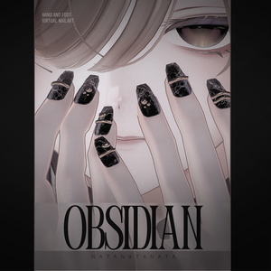 Obsidian Nail【VRC想定/１４アバター対応】