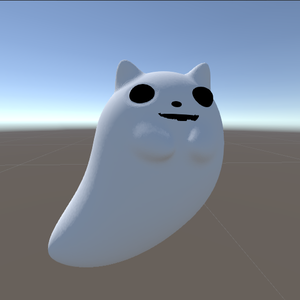little ghost by qoyri (animation, shader and dynamics bones)