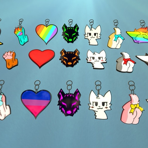 Furry Earrings and Pins for VRChat