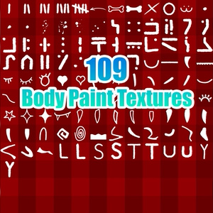 Vrchat Body paint texture pack