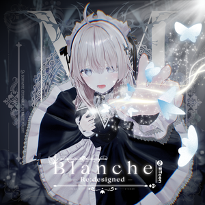 【８アバター対応】Blanche⚜️ブランシュ Re:designed【VRChat向け/衣装/3Dモデル】