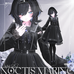 【10アバター対応】NoctisMarine -ノクティス・マリーン- 【VRChat向け/衣装/3Dモデル】
