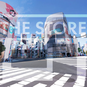 【イラスト素材】渋谷駅前交差点