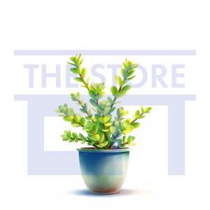 【イラスト素材】鉢植え
