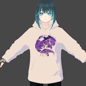 (Vroid) Night Hoodie