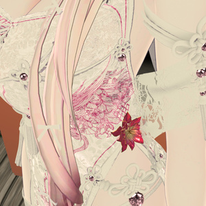Gold Peach Bloom【VRChat想定髪飾り】 缩略图 4