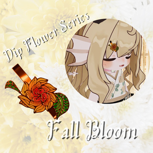 Fall Bloom【VRChat想定髪飾り】