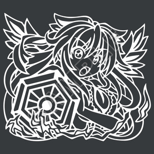 [3色] ステッカー(中) 霊烏路空 Ver.G