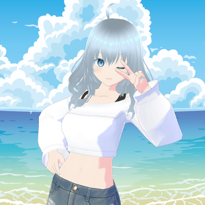 オリジナル3Dモデル【VRM】なぎさ