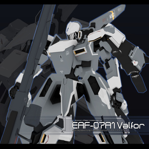 【VRChatアバター向けオリジナル3Dモデル】EAF-07A1 ヴァレフォール