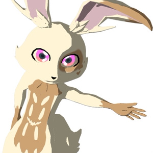 Rabbit ウサギ vrchat fbx