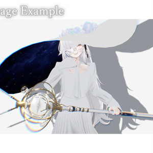 【VRChat】Voyra / Aurea - 星を記録する魔女の帽子＆杖セット【lilToon】 缩略图 6