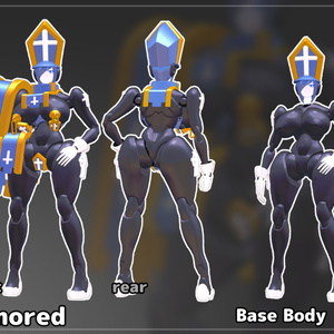 ONKC製　オリキャラ再現多目的3Dモデル　ロボ僧侶 缩略图 3