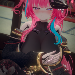 Kitsune Cherry Embrace 狐影衔樱 -混合シェイプ追加【複数アバター対応】【無料版有り】