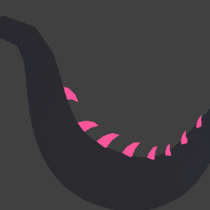 Dragon tail - rigged