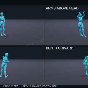 100STYLE Forward Run Pack - 100 Styles | VRChat / Unity Humanoid