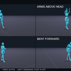100STYLE Forward Walk Pack - 100 Styles | VRChat / Unity Humanoid