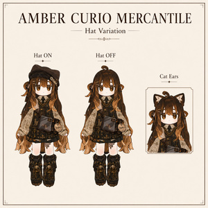 【キプフェル専用】Amber Curio Mercantile - デフォルト衣装テクスチャ 缩略图 3