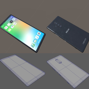 スマートフォン/SmartPhone/3Dモデル