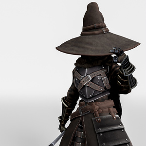 戦魔術師の帽子(FBX) 缩略图 2