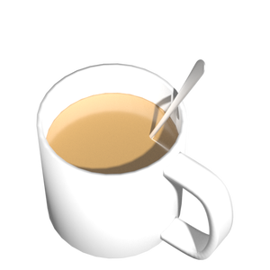 デザイン素材 カフェオレ