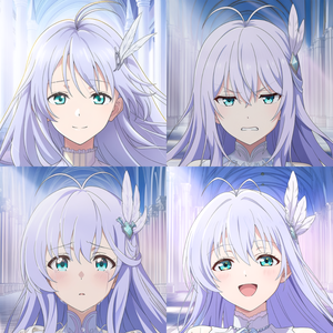 氷翅の感情標本──儚げ少女 アイコン4種セット
