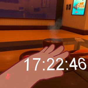 SteamVR用 時計表示オーバーレイ