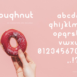 フリーフォント"Doughnut"