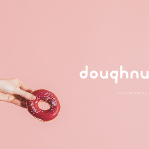 フリーフォント"Doughnut"