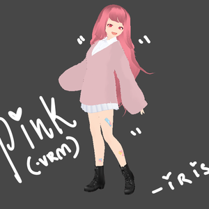 Pink Indie 3D VRM