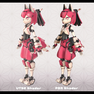 VRChat対応アバターモデル 『イッコン-R』 缩略图 4