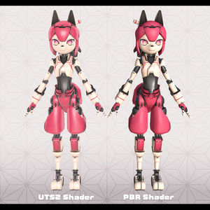 VRChat対応アバターモデル 『イッコン-R』 缩略图 3
