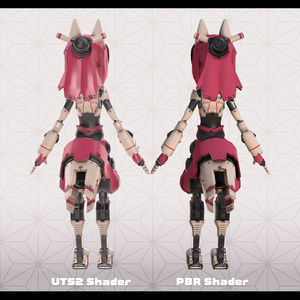 VRChat対応アバターモデル 『イッコン-R』 缩略图 7