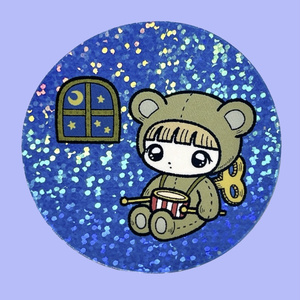 【新作】ステッカー『夜』