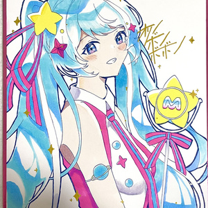 Hatsune Miku Magical Mirai 2022 Hand-drawn Shikishi (decorative paper board)