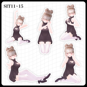 ☕【FREE】撮影向けPOSE Set 50種〘 ♡Eku♡ 〙 缩略图 5